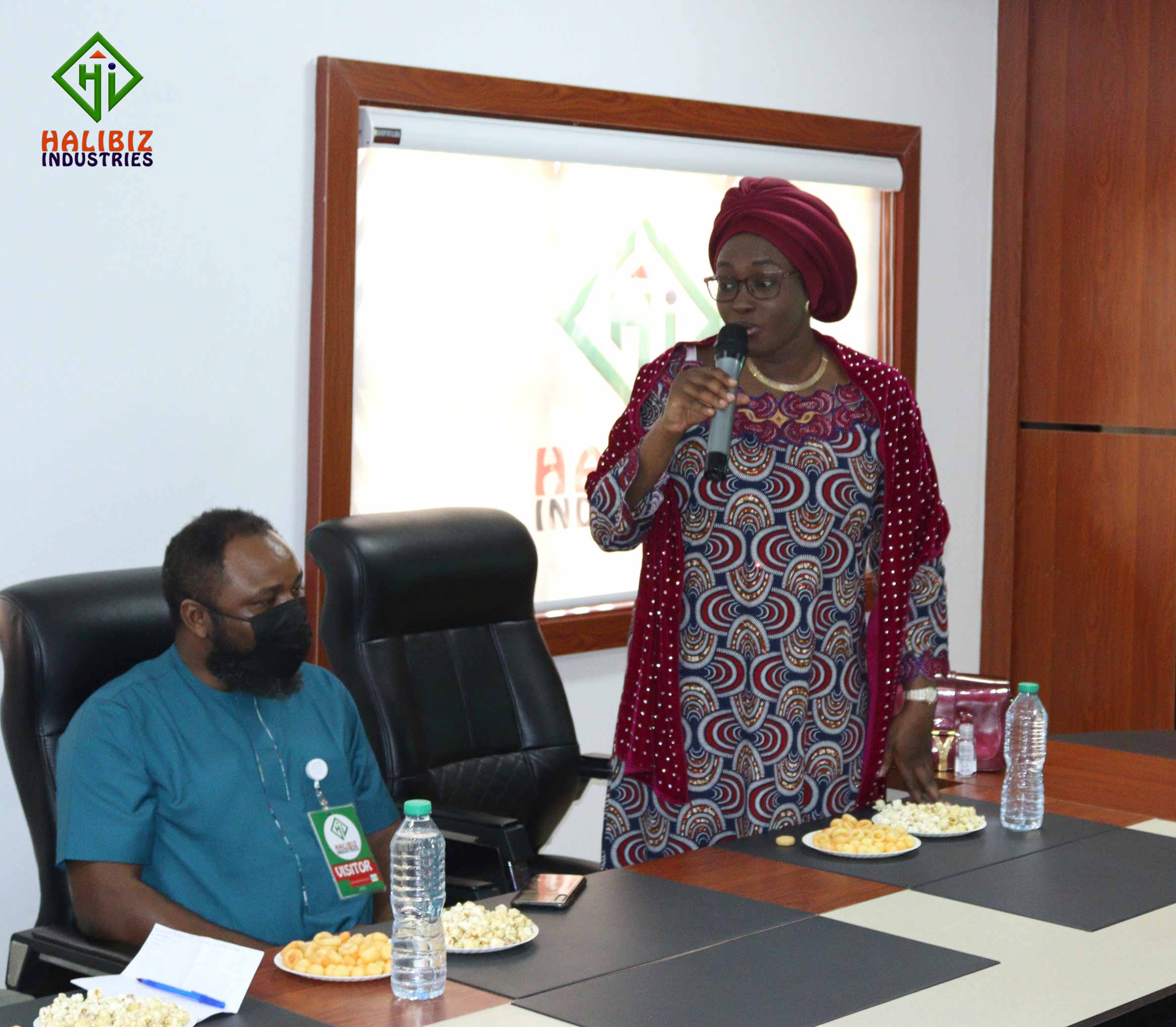 It was a great pleasure to welcome Hauwa Atiku-Uwais to Halibiz Industries. It was indeed an honour and a great privilege to have a passionate advocate for justice, equity, and good governance in Halibiz Industries.